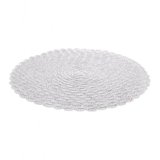 Lugar 38cm Americano De Papel Pétala Cinza